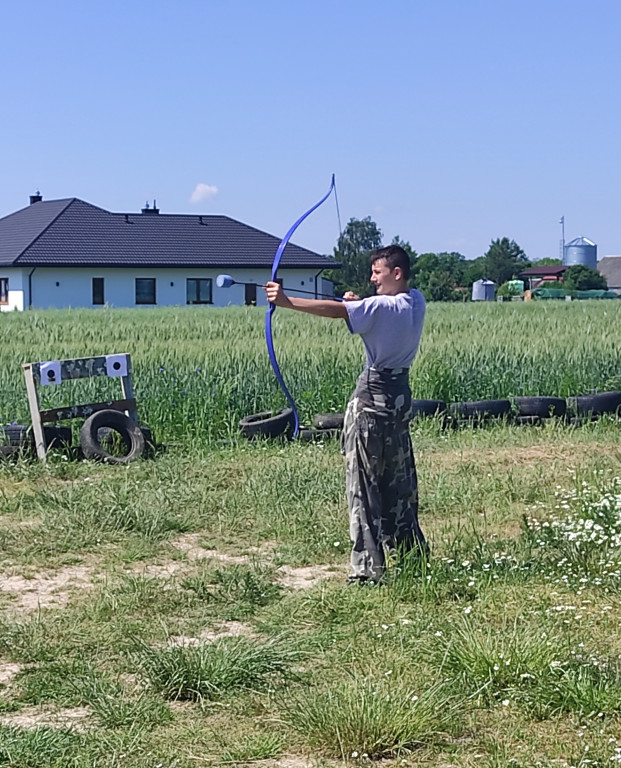 Uczniowie z SP w Sobolach na paintballu
