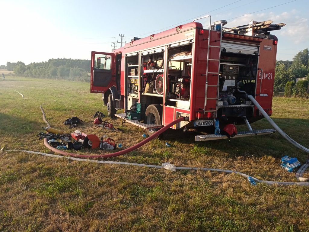 Pożar w Brzozowicy Małej