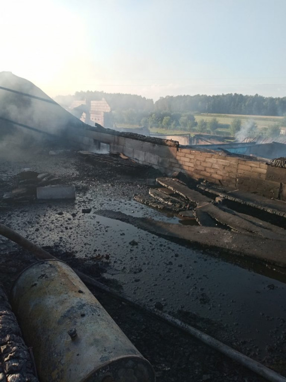 Pożar w Brzozowicy Małej