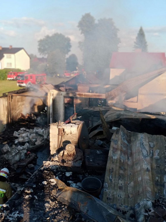 Pożar w Brzozowicy Małej