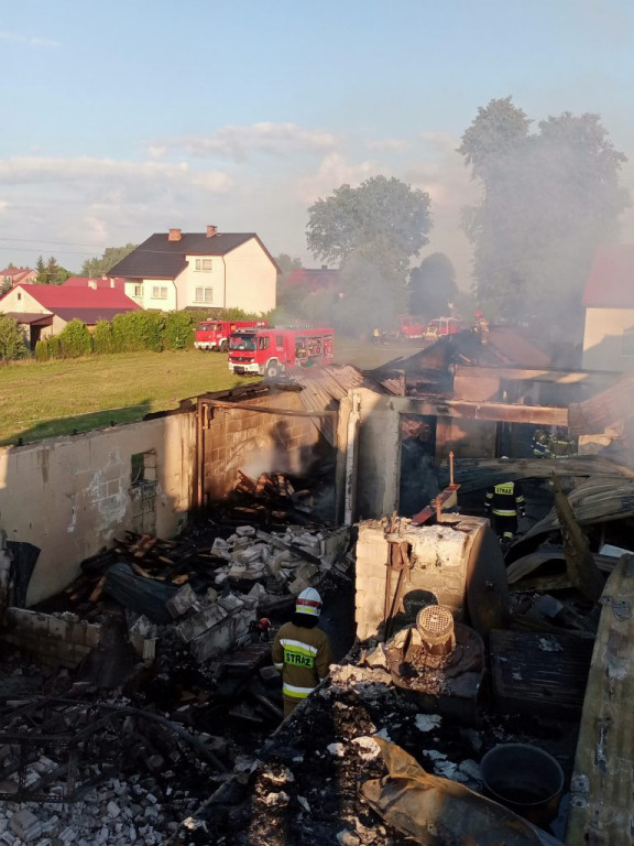 Pożar w Brzozowicy Małej