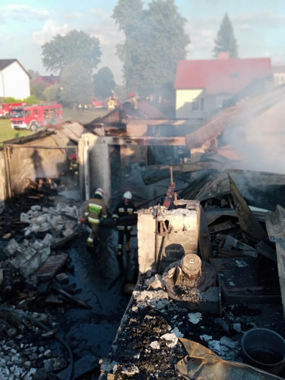 Pożar w Brzozowicy Małej
