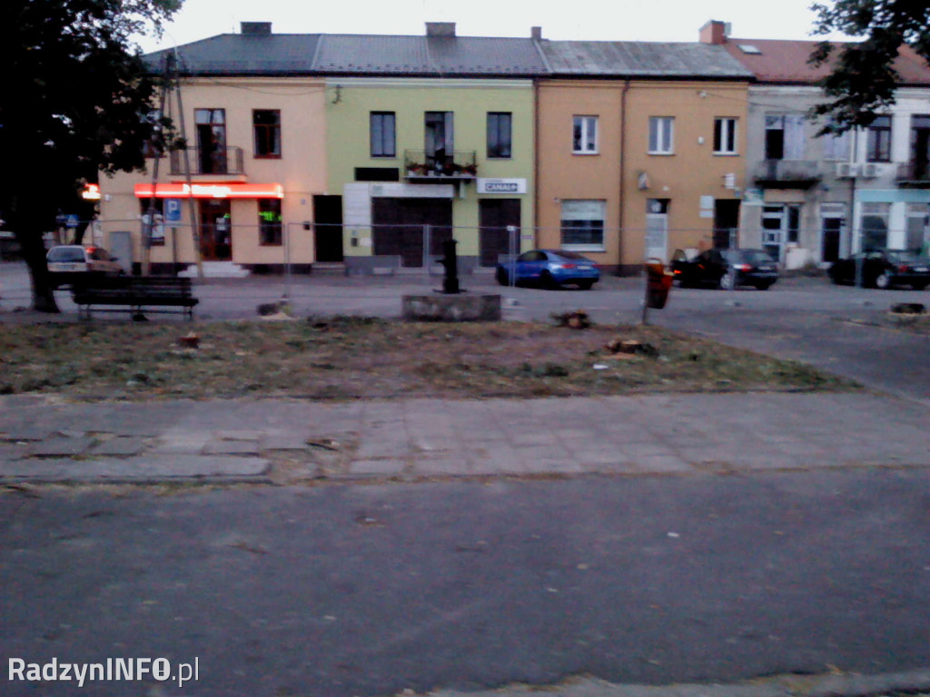 Wycięcie drzew na Rynku