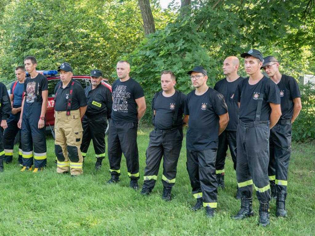 Ćwiczenia strażaków