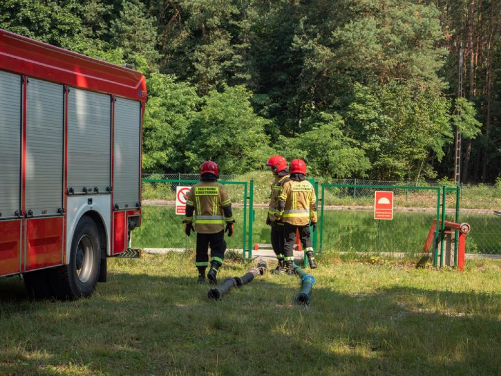 Ćwiczenia strażaków
