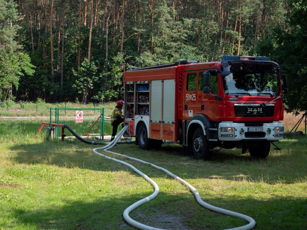 Ćwiczenia strażaków