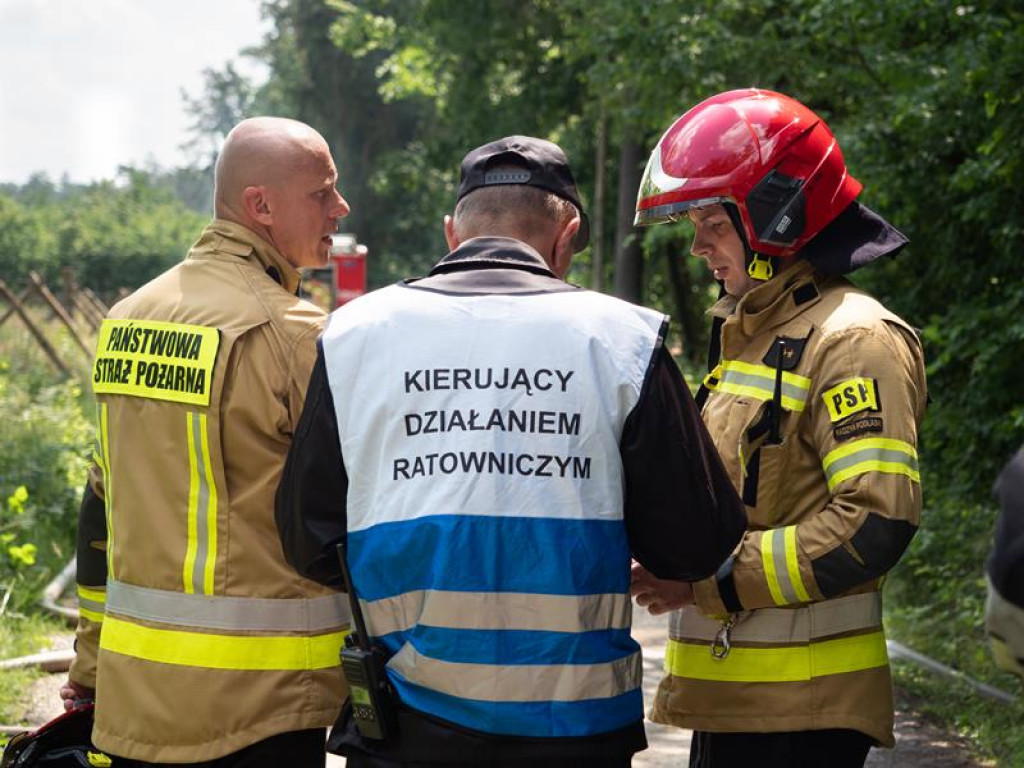 Ćwiczenia strażaków