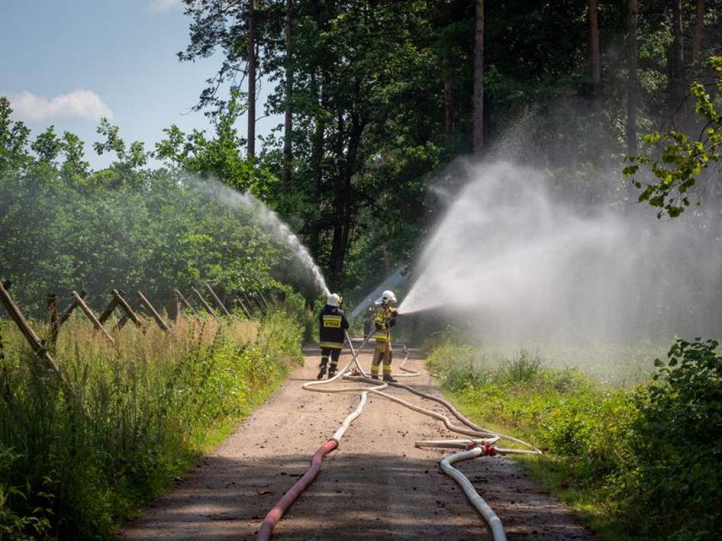 Ćwiczenia strażaków