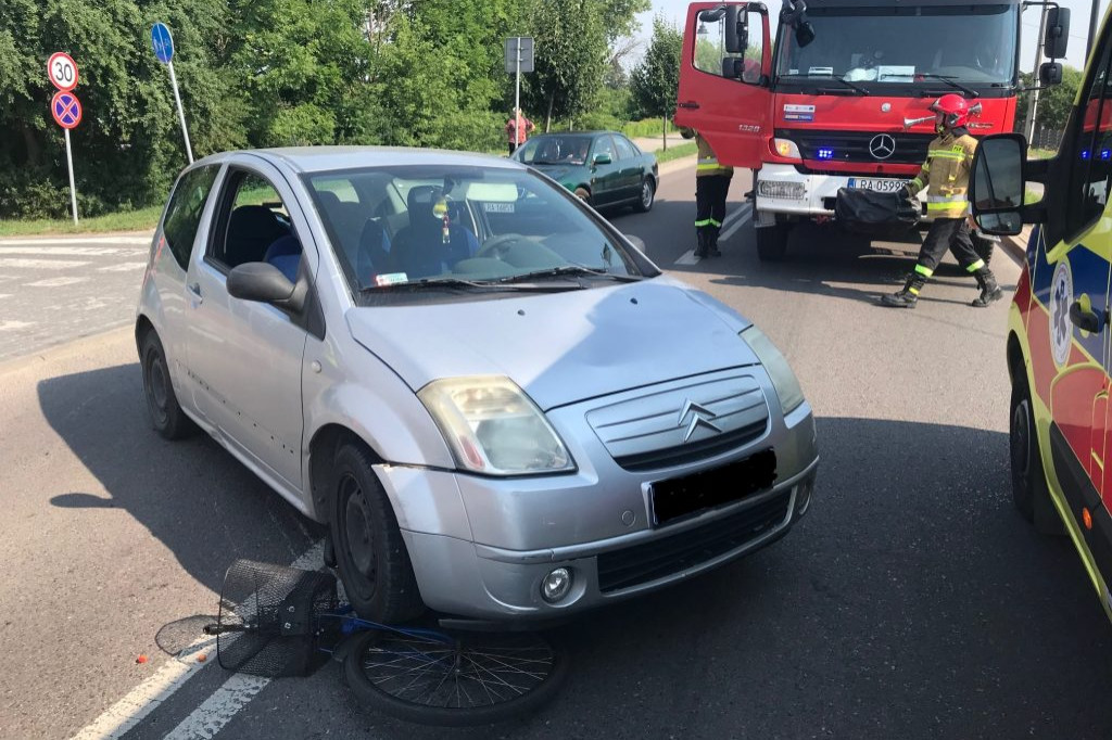 Wypadek na ul. Międzyrzeckiej