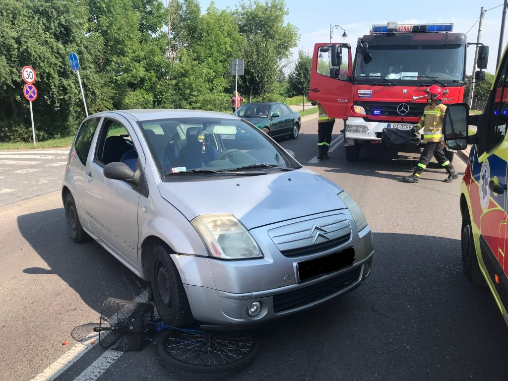 Wypadek na ul. Międzyrzeckiej