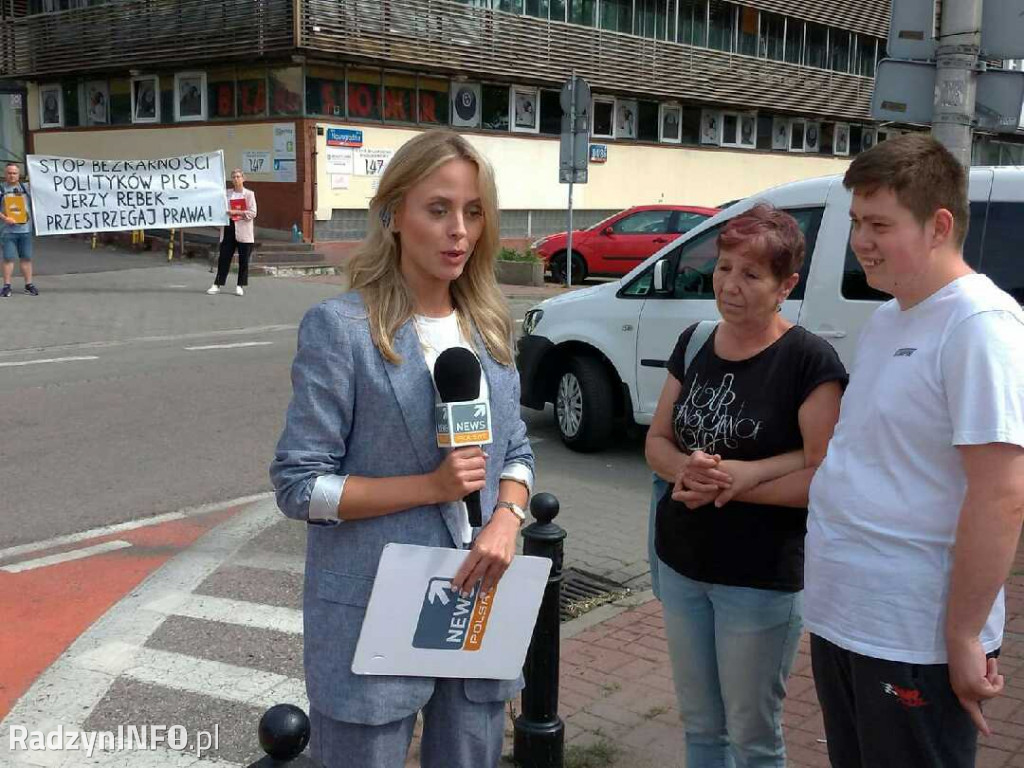 Protest Marii Jolanty Kosidło w Warszawie