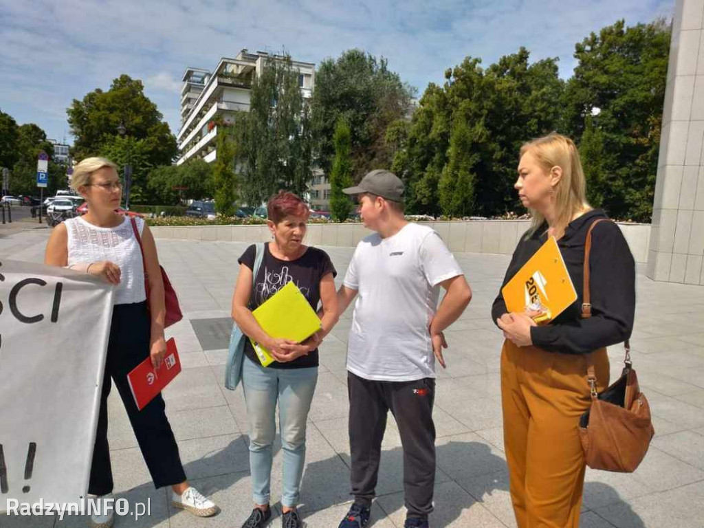 Protest Marii Jolanty Kosidło w Warszawie