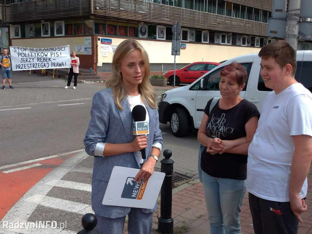 Protest Marii Jolanty Kosidło w Warszawie