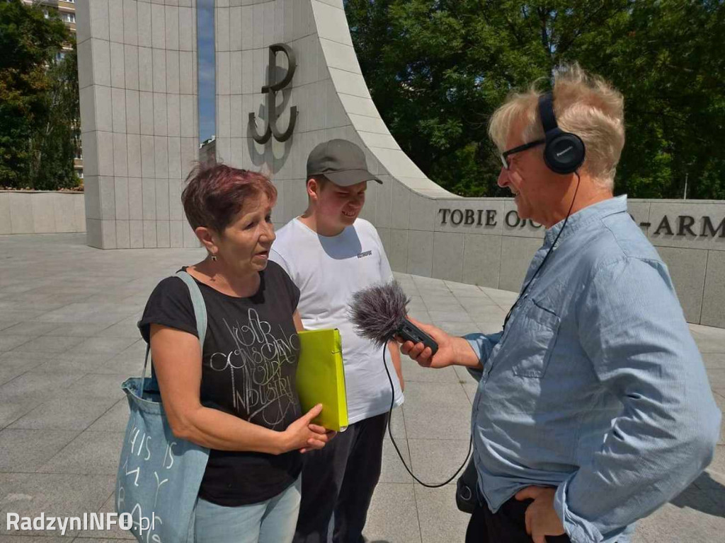 Protest Marii Jolanty Kosidło w Warszawie