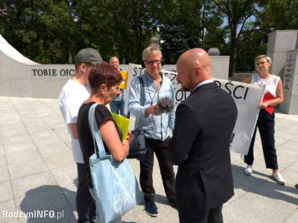 Protest Marii Jolanty Kosidło w Warszawie
