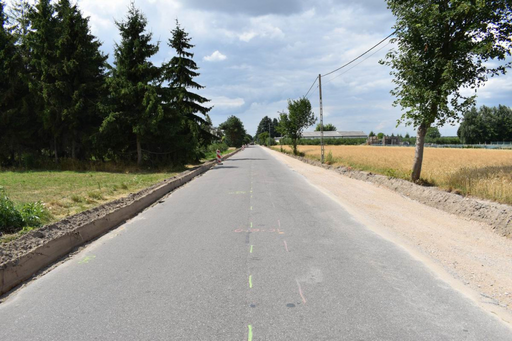 Przebudowa drogi Marynin-Wohyń