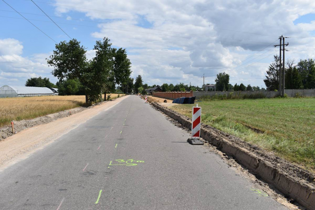 Przebudowa drogi Marynin-Wohyń