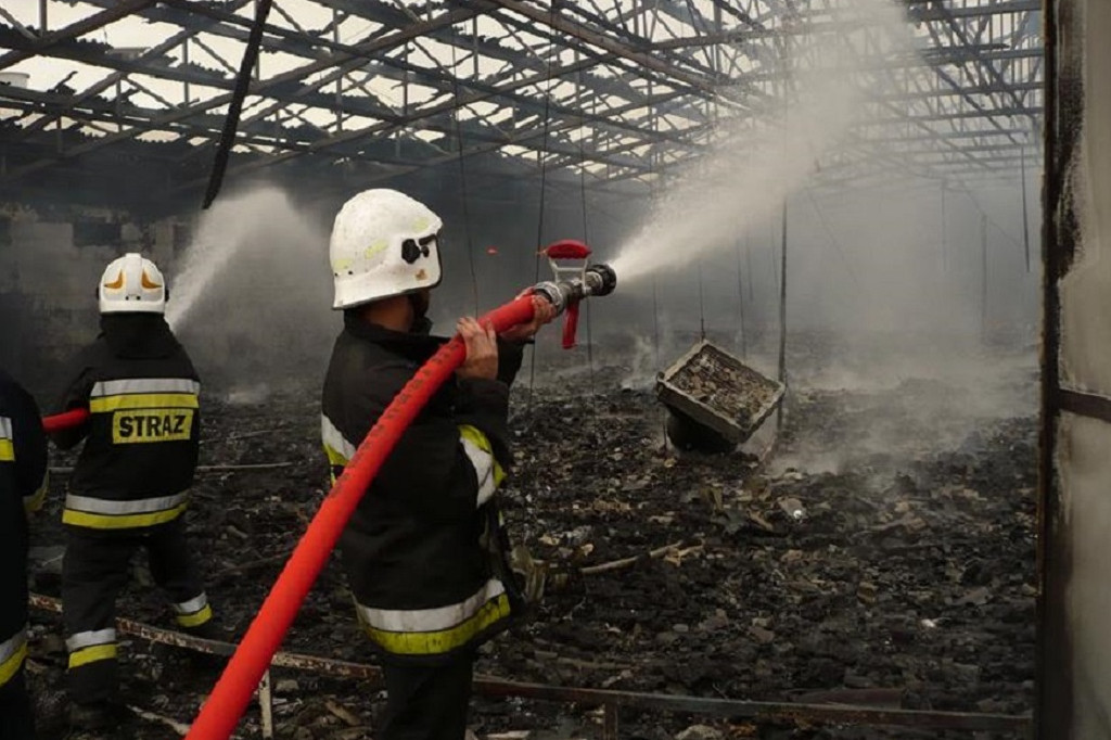 Akcja radzyńskich strażaków w powiecie łukowskim