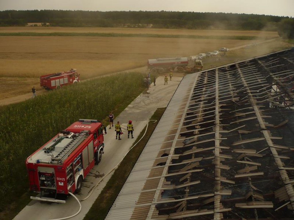 Akcja radzyńskich strażaków w powiecie łukowskim