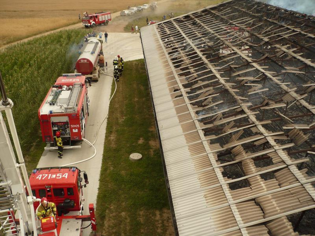 Akcja radzyńskich strażaków w powiecie łukowskim