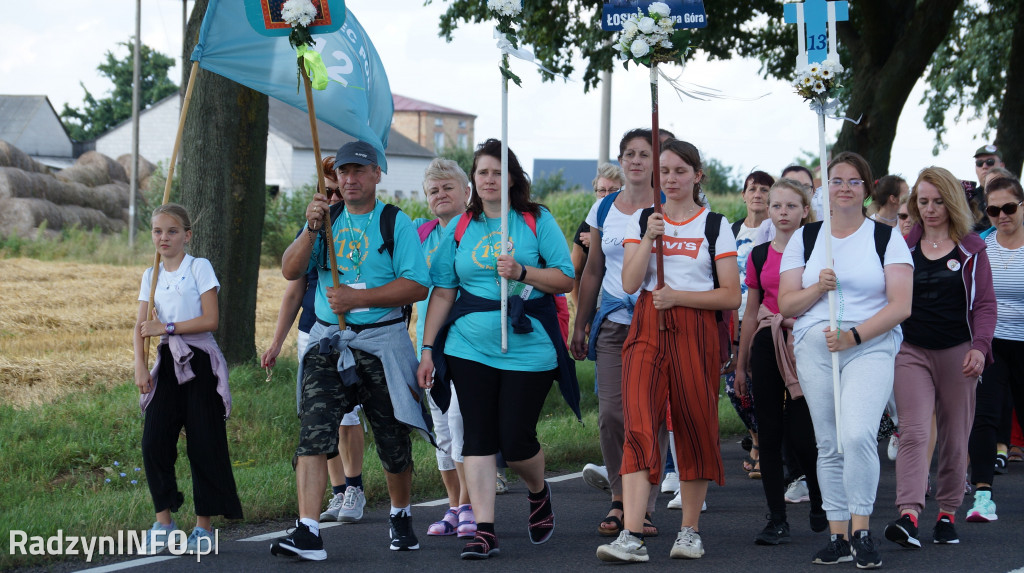 Przybycie pielgrzymów do Radzynia