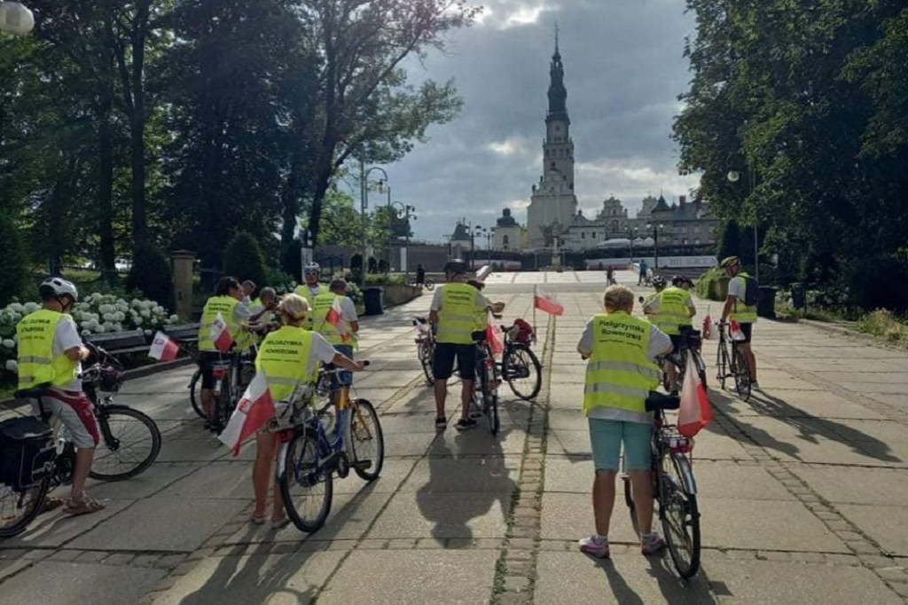 Rowerowa pielgrzymka na Jasną Górę