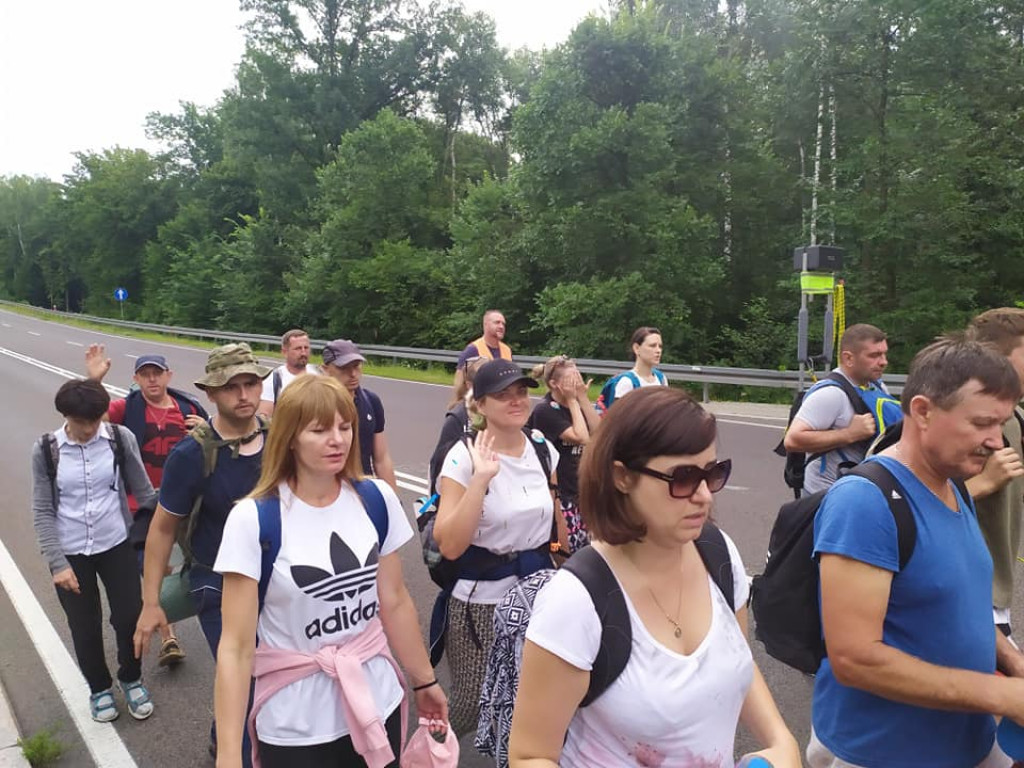 Piesza pielgrzymka na Jasną Górę - dzień 1. i 2.