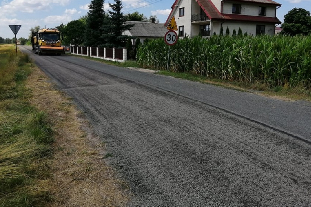 Remonty dróg w gminie Wohyń
