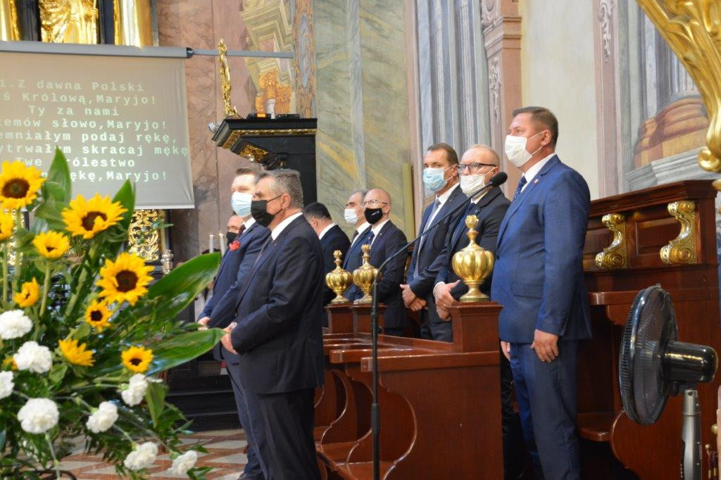 Przedstawiciele gminy Radzyń P. w Lublinie 15 VIII