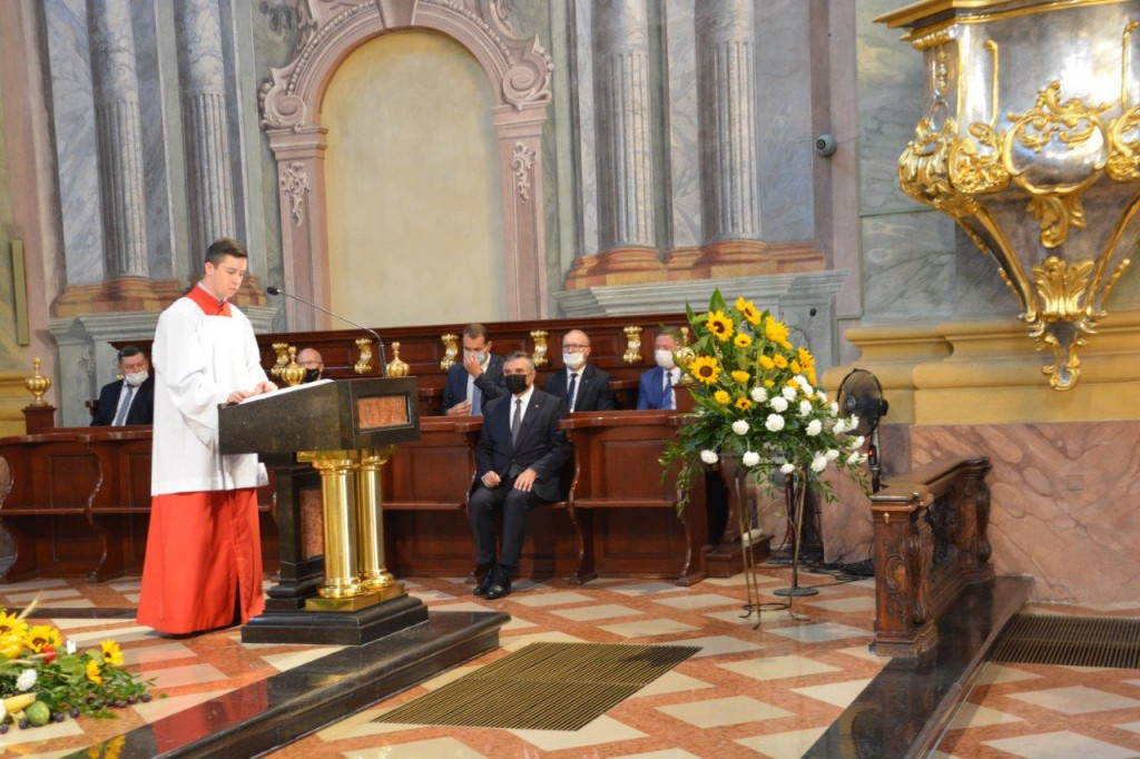 Przedstawiciele gminy Radzyń P. w Lublinie 15 VIII