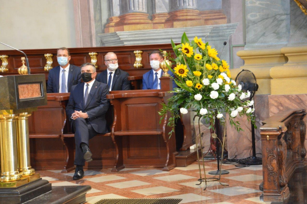Przedstawiciele gminy Radzyń P. w Lublinie 15 VIII