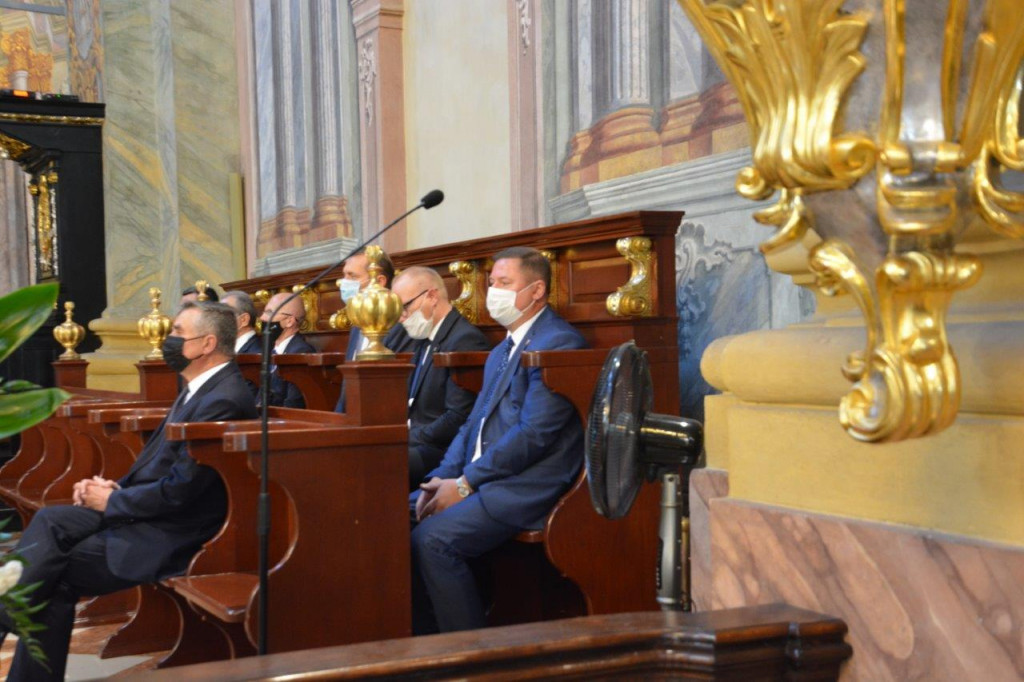 Przedstawiciele gminy Radzyń P. w Lublinie 15 VIII