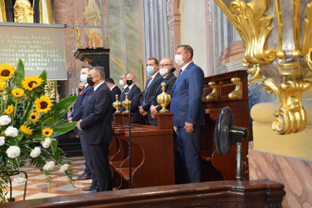 Przedstawiciele gminy Radzyń P. w Lublinie 15 VIII