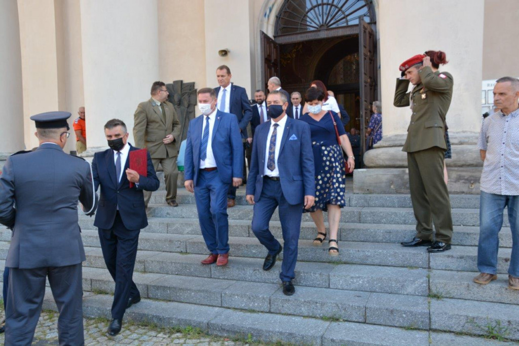 Przedstawiciele gminy Radzyń P. w Lublinie 15 VIII