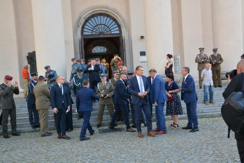 Przedstawiciele gminy Radzyń P. w Lublinie 15 VIII