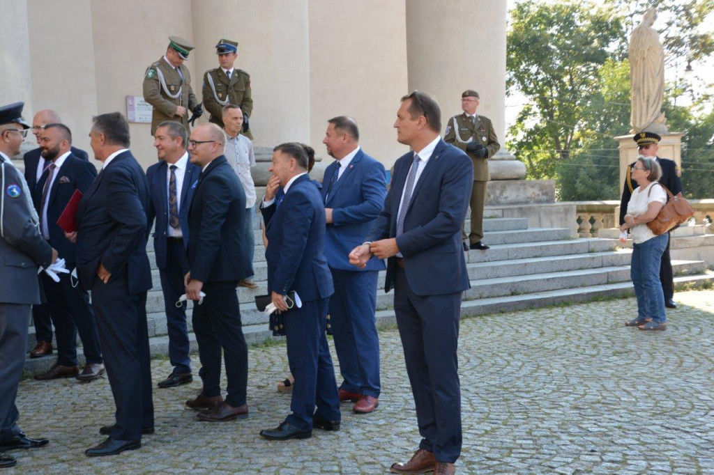 Przedstawiciele gminy Radzyń P. w Lublinie 15 VIII