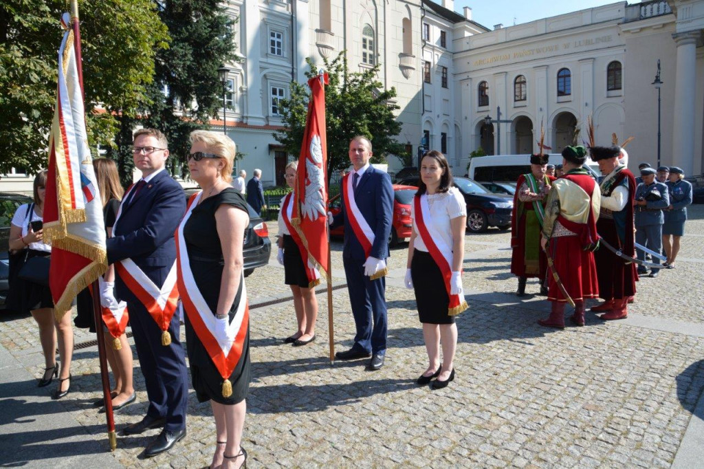 Przedstawiciele gminy Radzyń P. w Lublinie 15 VIII