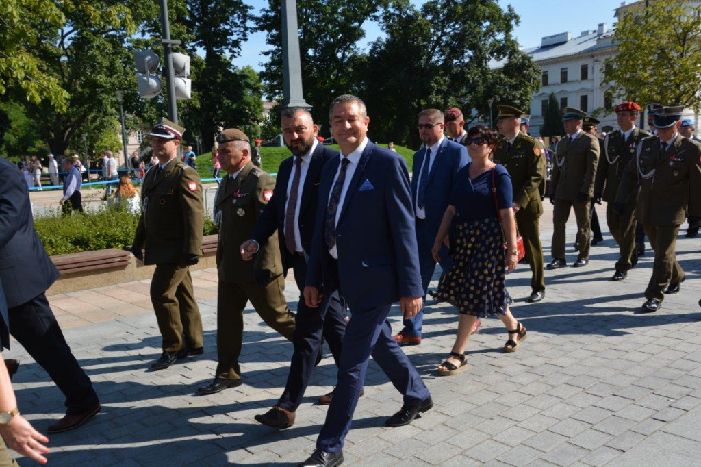 Przedstawiciele gminy Radzyń P. w Lublinie 15 VIII
