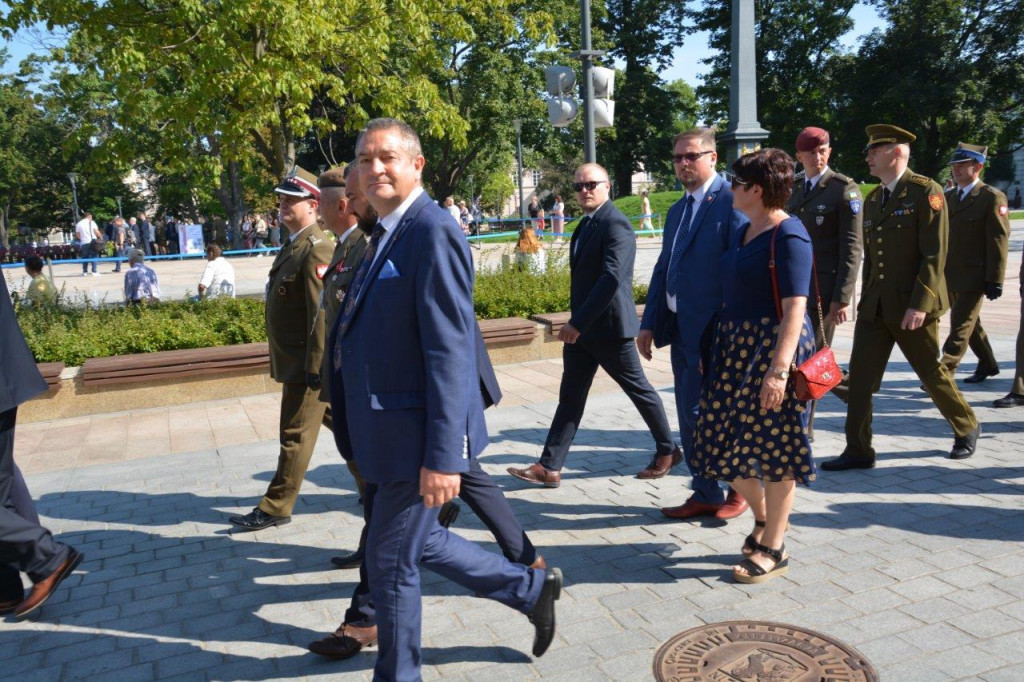 Przedstawiciele gminy Radzyń P. w Lublinie 15 VIII