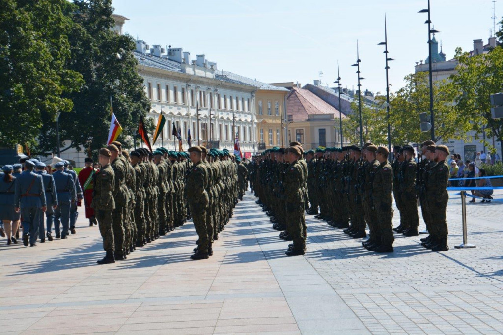 Przedstawiciele gminy Radzyń P. w Lublinie 15 VIII