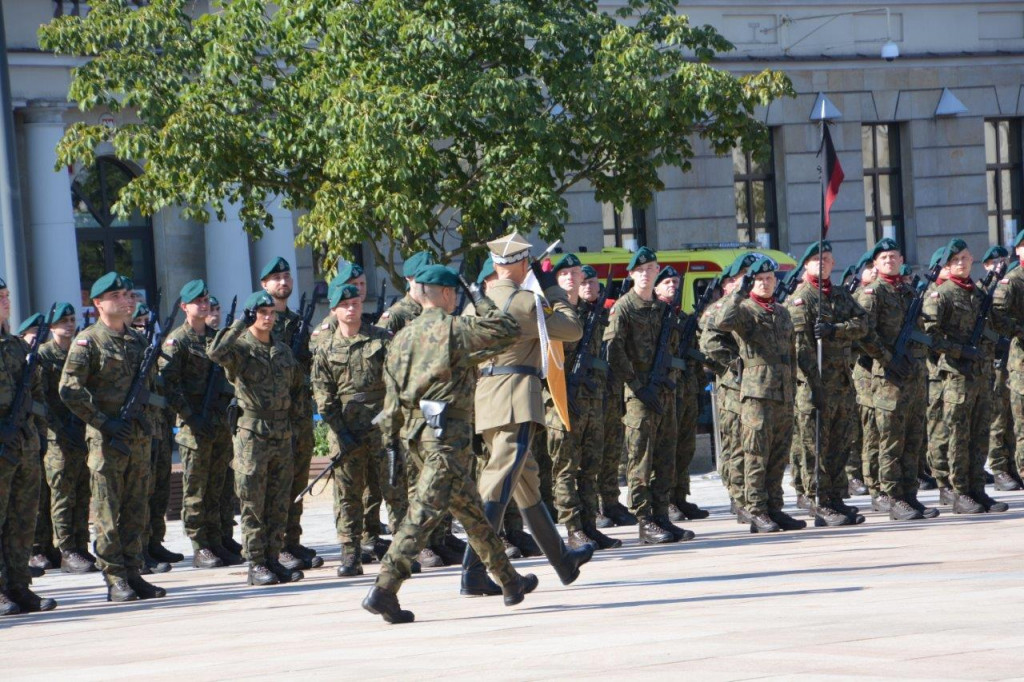 Przedstawiciele gminy Radzyń P. w Lublinie 15 VIII