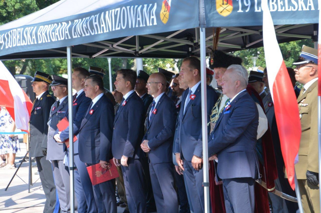 Przedstawiciele gminy Radzyń P. w Lublinie 15 VIII