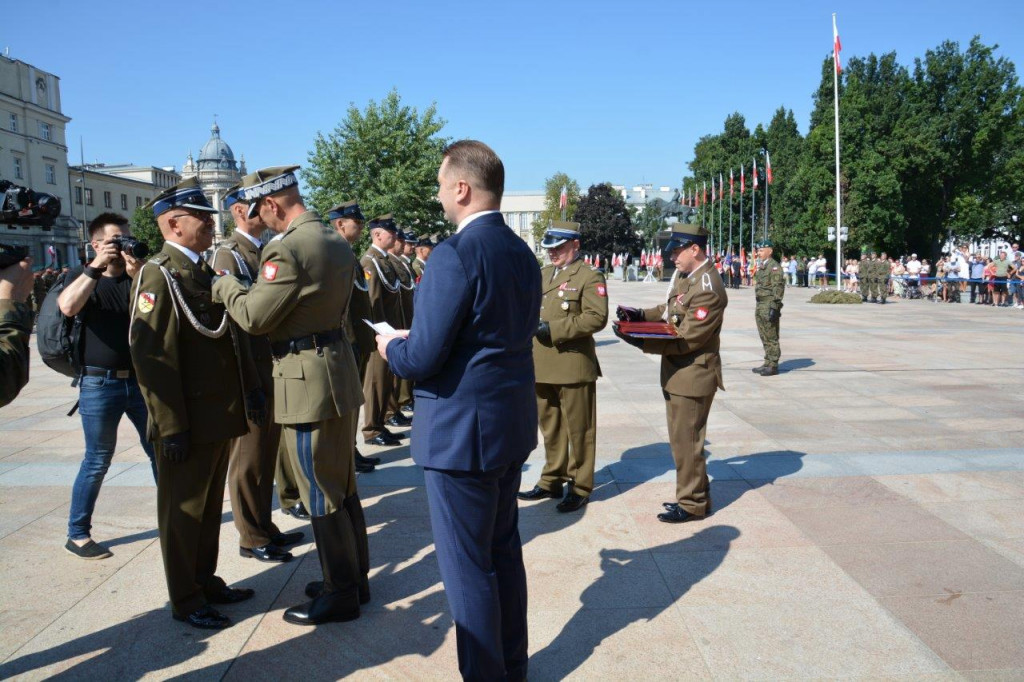 Przedstawiciele gminy Radzyń P. w Lublinie 15 VIII