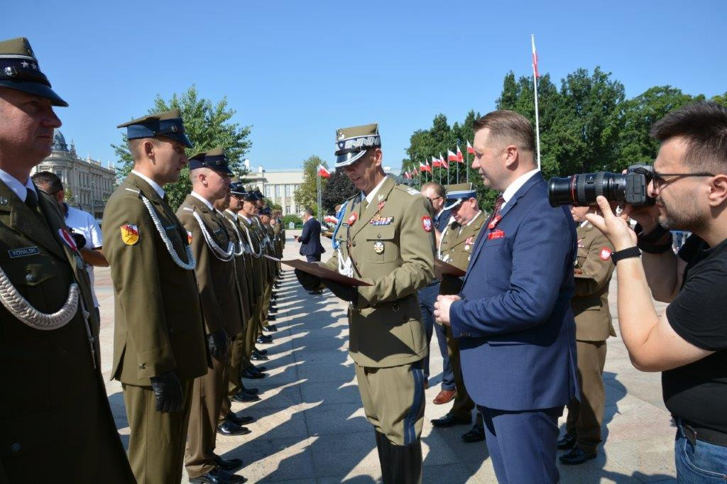 Przedstawiciele gminy Radzyń P. w Lublinie 15 VIII