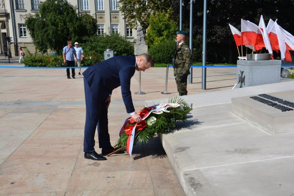 Przedstawiciele gminy Radzyń P. w Lublinie 15 VIII