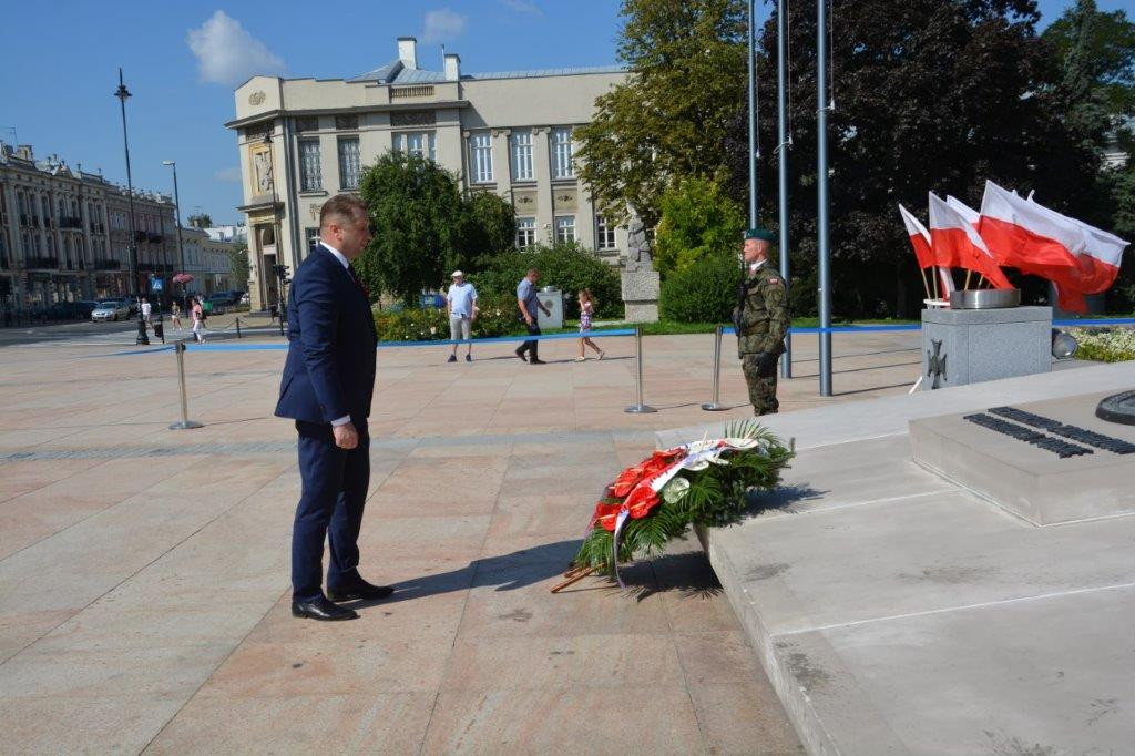 Przedstawiciele gminy Radzyń P. w Lublinie 15 VIII