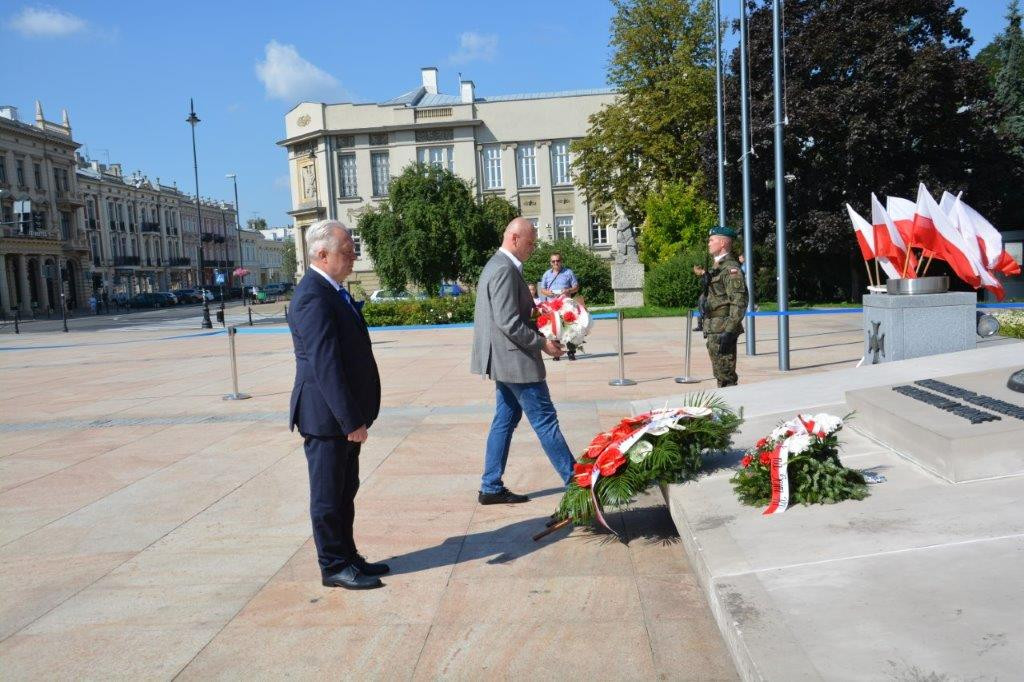 Przedstawiciele gminy Radzyń P. w Lublinie 15 VIII