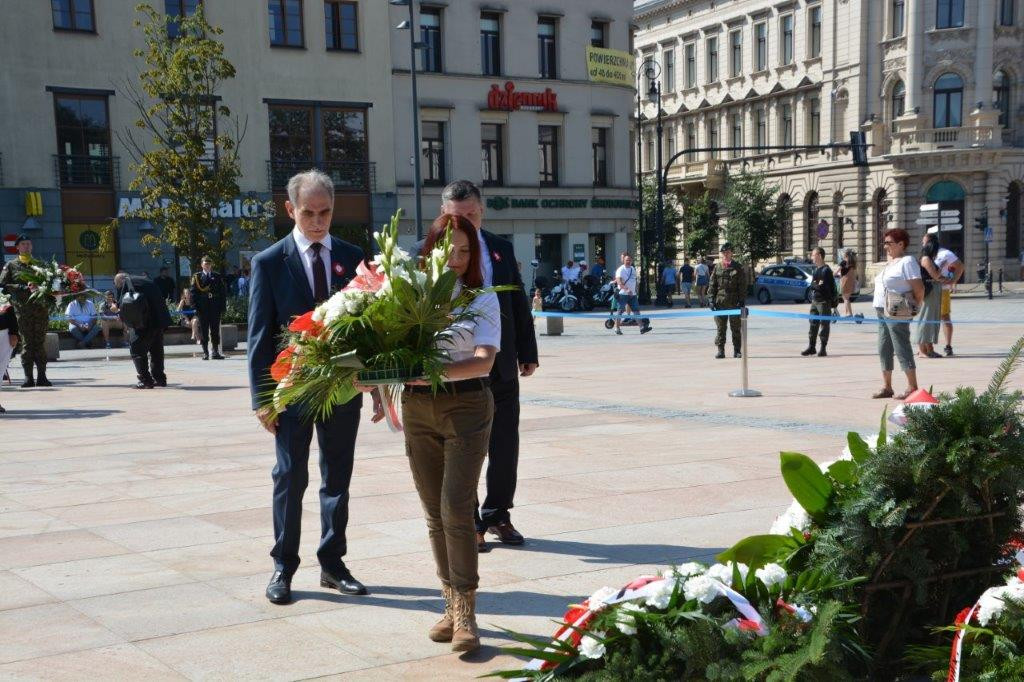 Przedstawiciele gminy Radzyń P. w Lublinie 15 VIII