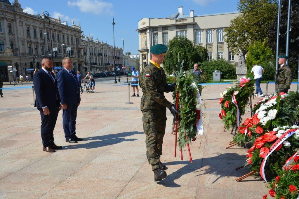 Przedstawiciele gminy Radzyń P. w Lublinie 15 VIII