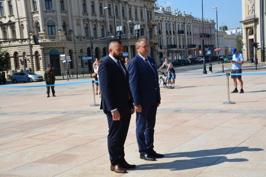 Przedstawiciele gminy Radzyń P. w Lublinie 15 VIII